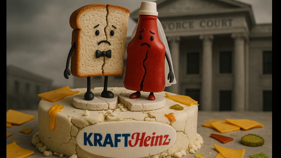 Kraft Heinz Was The Greatest Thing Since Sliced Bread… Until It Wasn’t–Now It’s Getting Divorced…