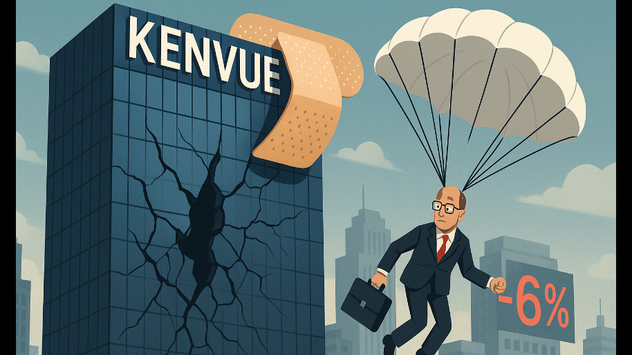 Kenvue’s CEO Bails as Band-Aids Won’t Fix The Company’s Growth Story… (Shares Rip +6%)