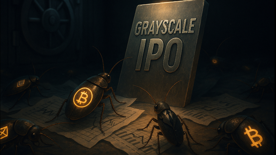 Crypto Cockroaches Continue to Scurry as Grayscale Officially Files for IPO (Shocker)