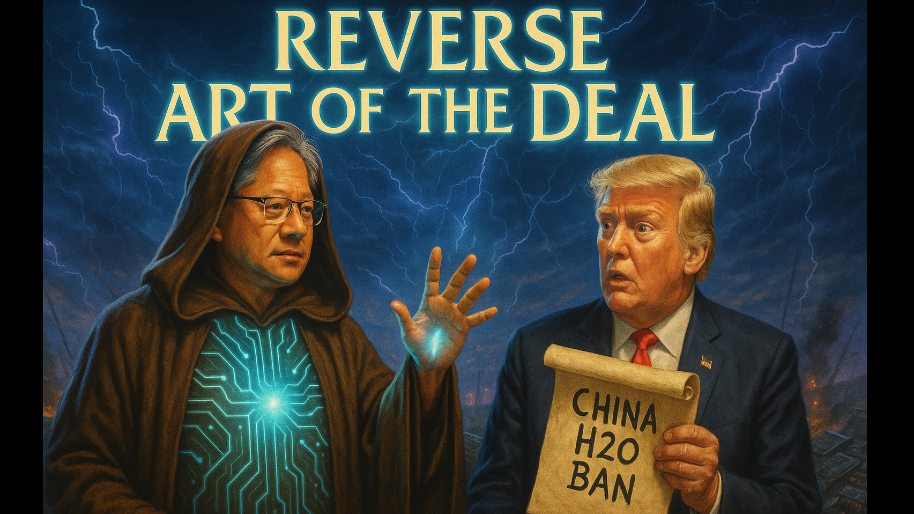 Jensen Huang Jedi-Mindtricks Trump Into Lifting H20 China Ban (Reverse Art of the Deal)