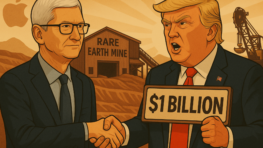 Tim Cook and Trump Agree on Almost Nothing… Except Handing $1 Billion to This Rare Earth Mine
