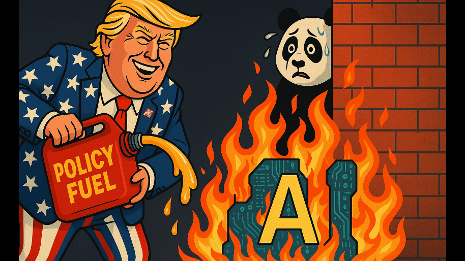 Donnie Politics Pours $92B Worth of Gas on America’s AI Bonfire (Spoiler: No Federal Cash in Sight)