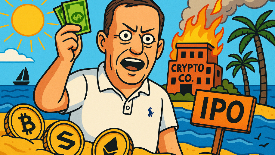 Hot Crypto Summer Is Here… And a Cayman Island Money Pit Just Filed for an IPO With Thiel’s Blessing