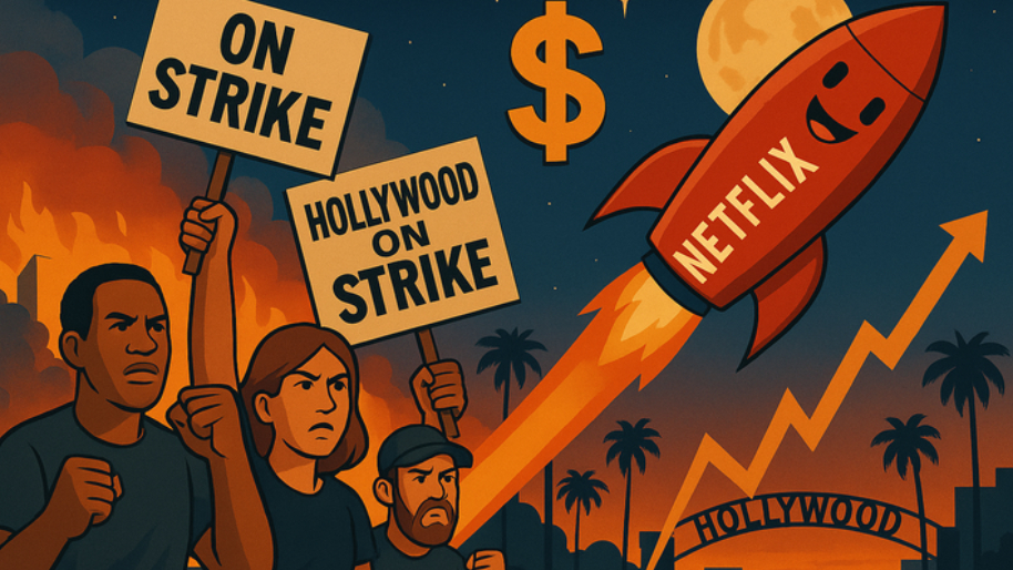 Netflix’s New AI Deal Could Be the Spark Behind Another Hollywood Strike (And $25B Stock Explosion)