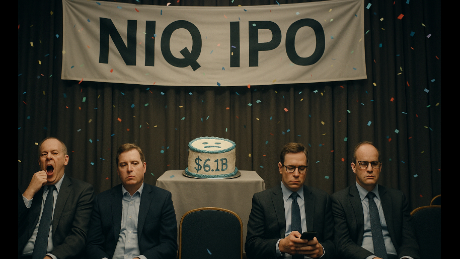 NIQ’s $6.1B Debut Lands as a Wet Blanket, Shares Slide as Investors Yawn…