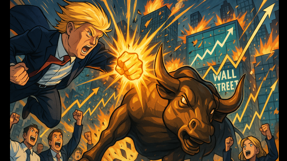 Wall Street Erupts as Trump Channels His Konnichiwa Punch Into a Record-Breaking Rally...