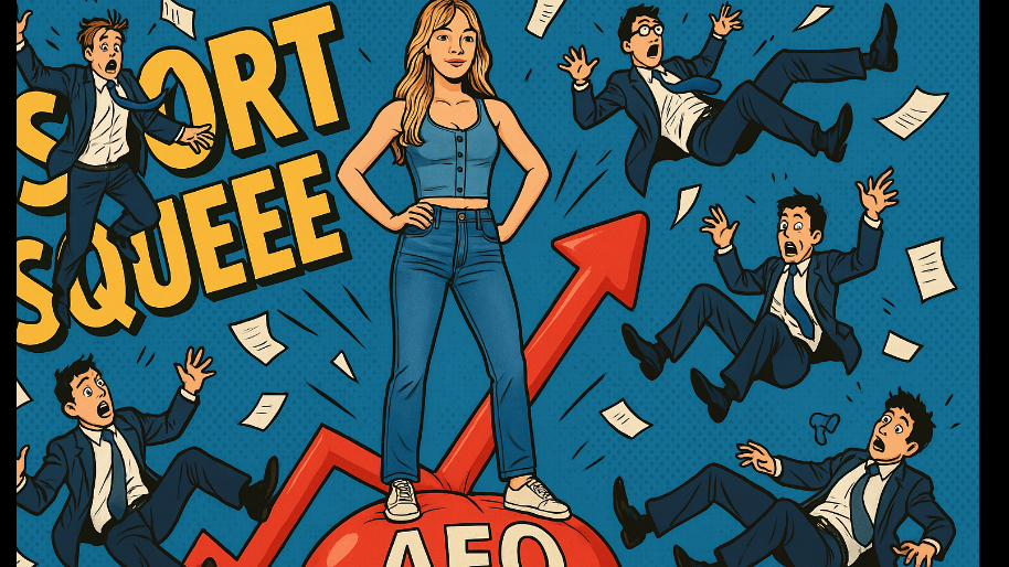 Sydney Sweeney Puts the “Squeeze” In American Eagles Short Squeeze Moment…