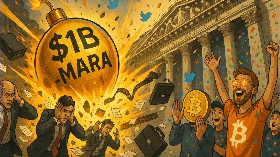 MARA Just Dropped a Billion-Dollar Bitcoin Bomb… Wall Street Flinches, Bitcoin Twitter Applauds…