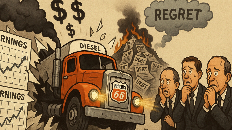Phillips 66 Posts a Diesel-Fueled Beat, Debt Still Smells Like Regret…