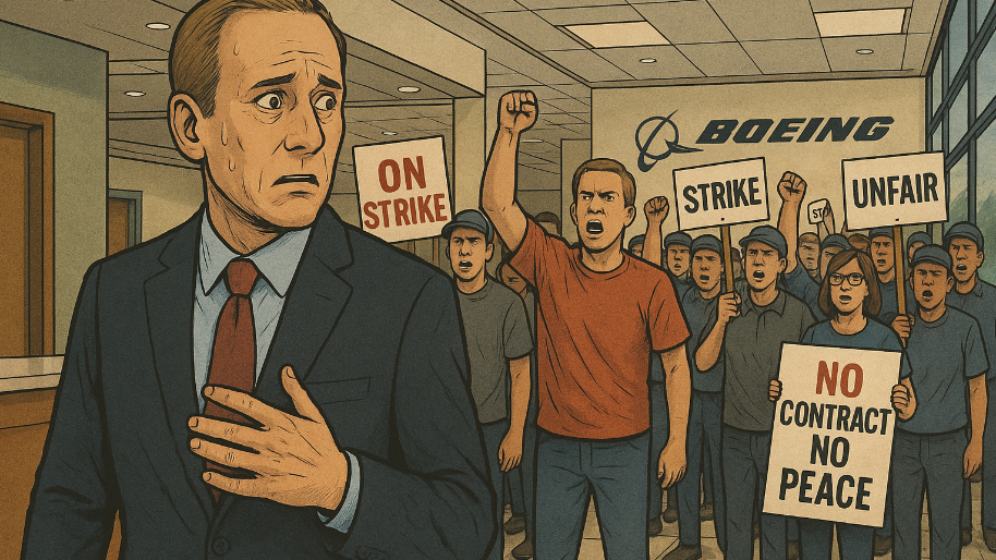 Boeing’s F’ing Around With 3,200 Jet Builders… Now They're About to Find Out on August 4th