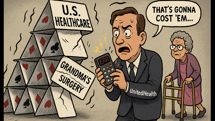UnitedHealth Mispriced Grandma's Hip, and Now the Whole House of Cards Is Limping