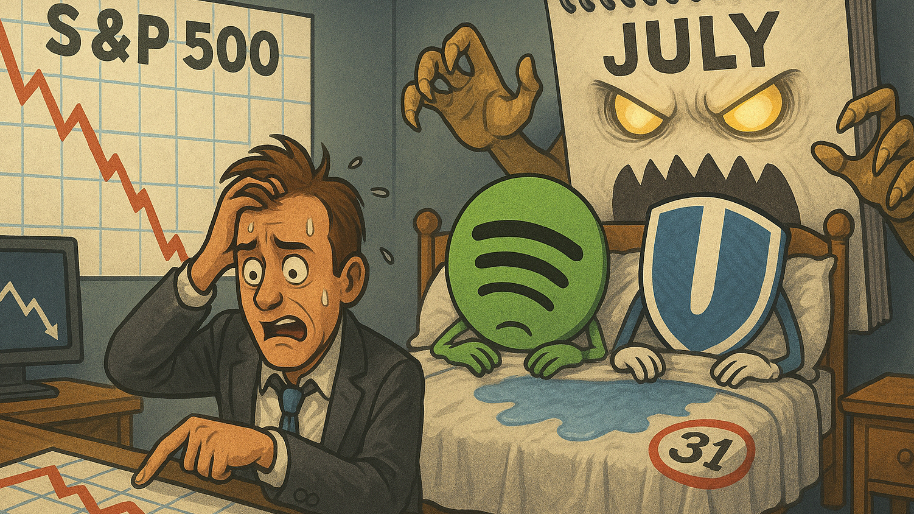Market Goes “Risk-Off” After Spotify and UNH Wet The Bed… Now Comes the “Calendar Monster"