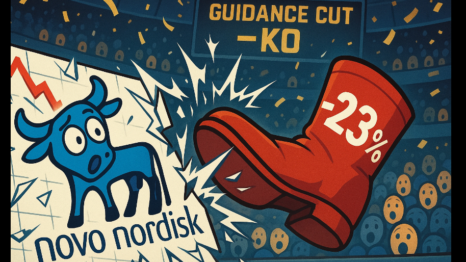 Novo Nordisk Just Got Roundhouse Kicked in the Face, Shares Collapse 23% After Guidance Cut