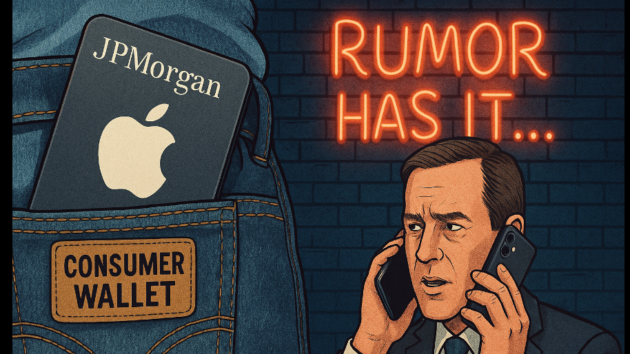 JPMorgan Looks to Get Into Consumer Pants with New Apple Card Initiative (Rumor Has It)
