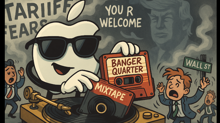 Apple Posts “Accidental Banger” Quarter On the Back of Tariff Fear Mongering (Thanks, Trump?)