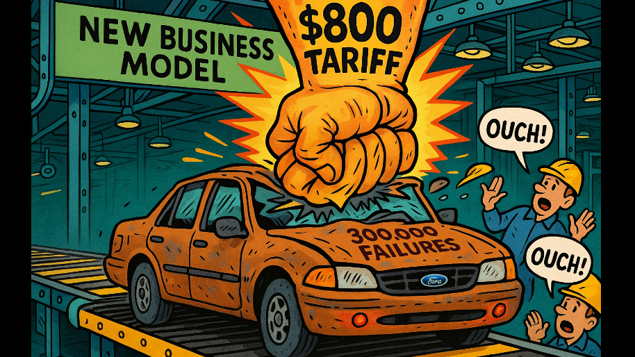 Ford's New Business Model Now Features 300,000 Brake Failures and An $800 Tariff Punch (Ouch)