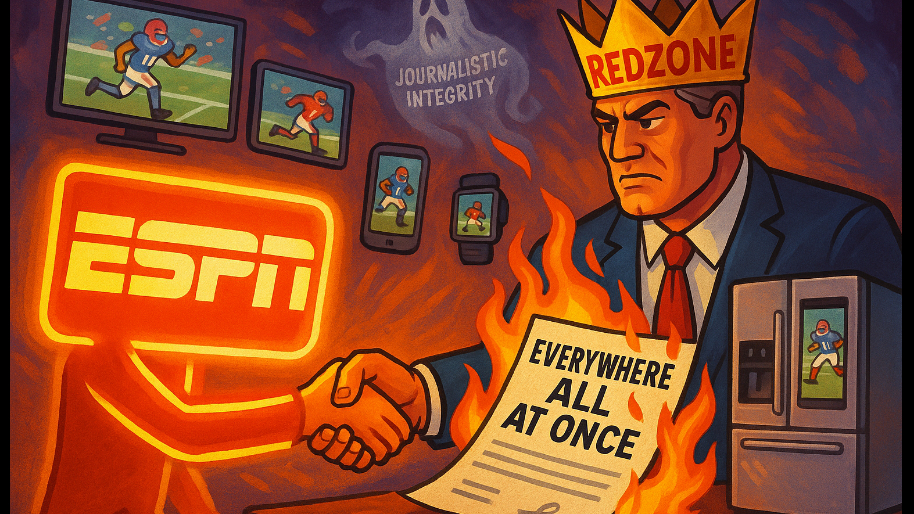 ESPN Sells Its Soul to the NFL for RedZone, and the Right to Be Everywhere All at Once