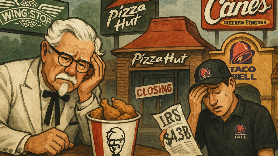 KFC’s Losing The Chicken Wars, Pizza Hut’s Going Extinct, and Taco Bell’s Left With the $4.3B Bill