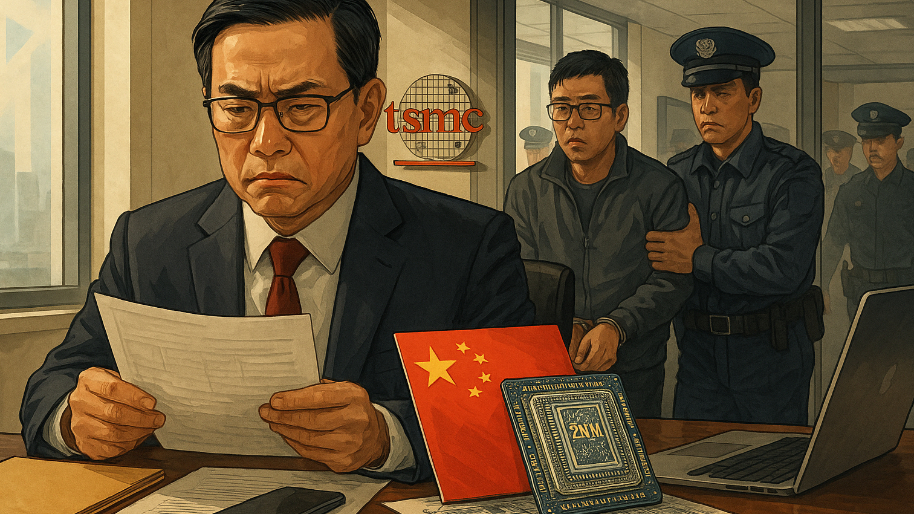 TSMC Just Caught an Internal Spy Ring Plotting to Sell Their Most Powerful Chip Blueprints to China