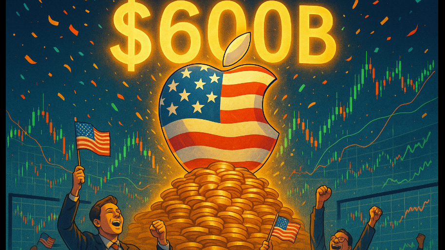 Apple Buys a Little Patriotism Worth $600B, Stocks Moon (Love to See It)