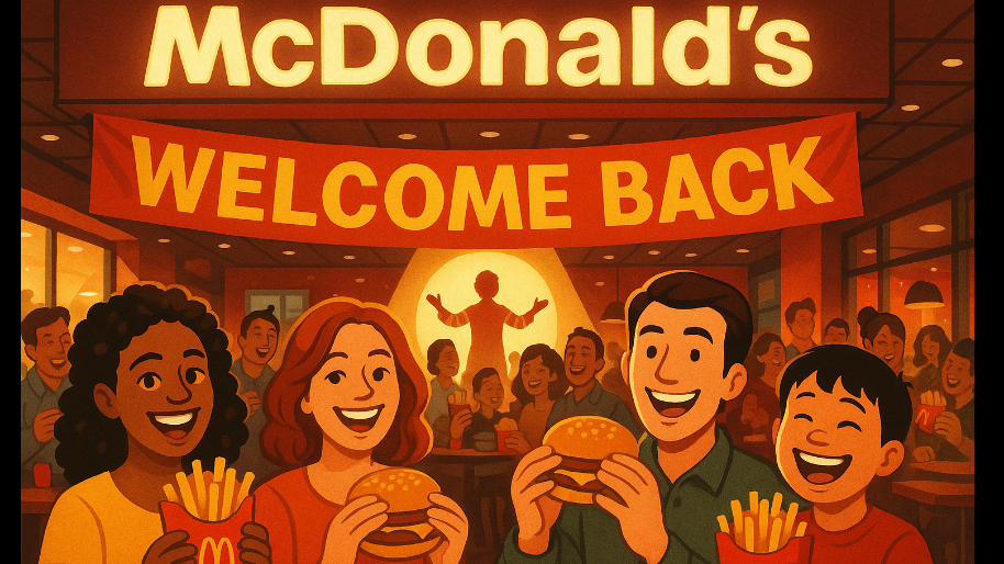 McDonalds Is 100% Back As America Forgives Ronald for His Sins…