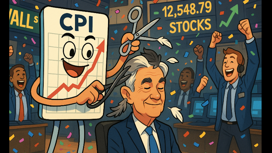 Wall Street Is Bussin’ As CPI Whisper-Cuts the Fed Hair (And Suddenly Everyone Is a Dove Again)...