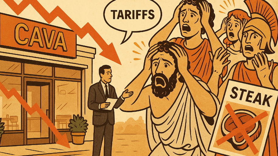 Cava’s Steak High Wears Off… Stock Gets Skewered After Comps Come in Cold