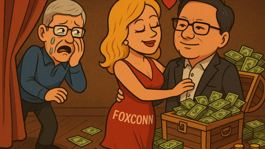 Apple’s Wandering Eyes Pushed Foxconn to Shack Up With Nvidia… And Now They’re Swimming in Cash