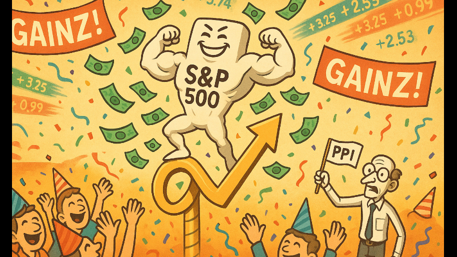 PPI Has Nothing On Investors As S&P Squeezes Out Third Day of Gainz…