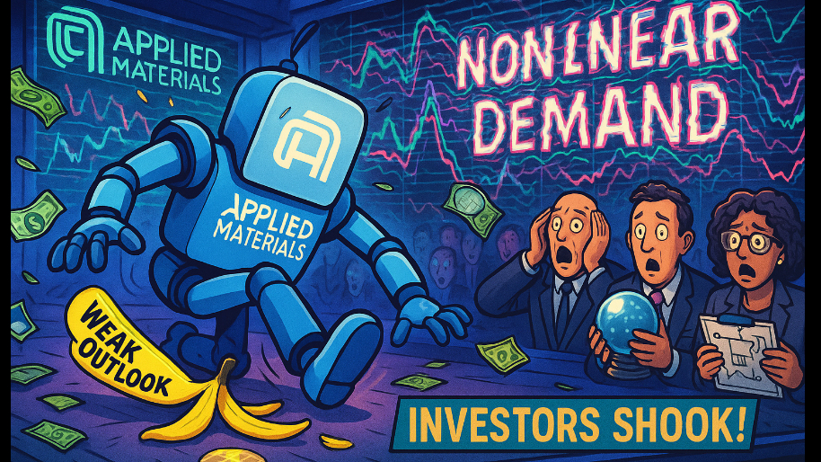 Applied Materials Faceplants on Weak Outlook, “Nonlinear Demand” Has Investors Shook