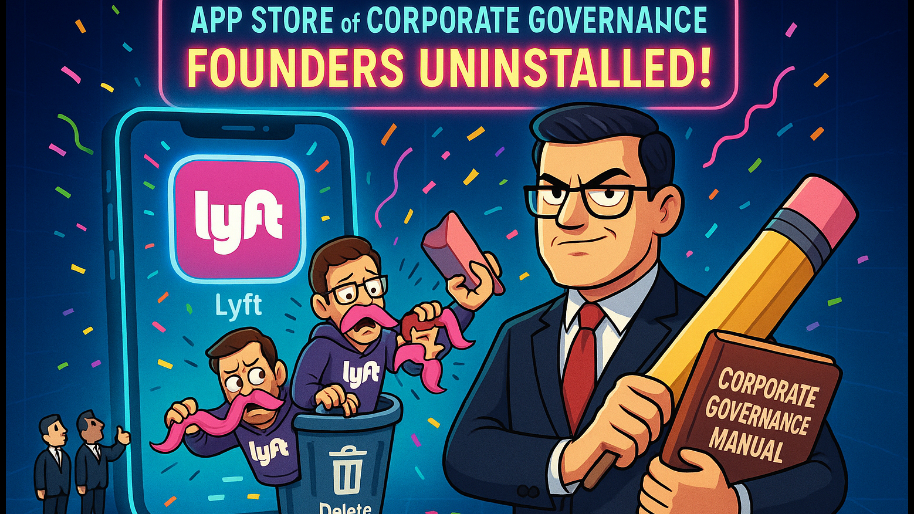 Lyft Finally Deletes Its Founders From the App Store of Corporate Governance