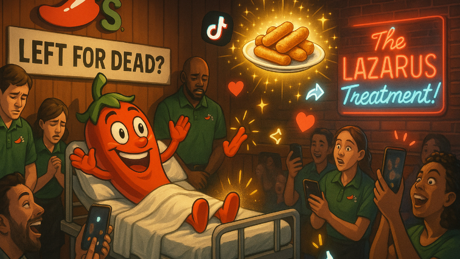 Chili’s Was Left for Dead…Until Viral Mozzarella Sticks Gave It The Lazarus Treatment