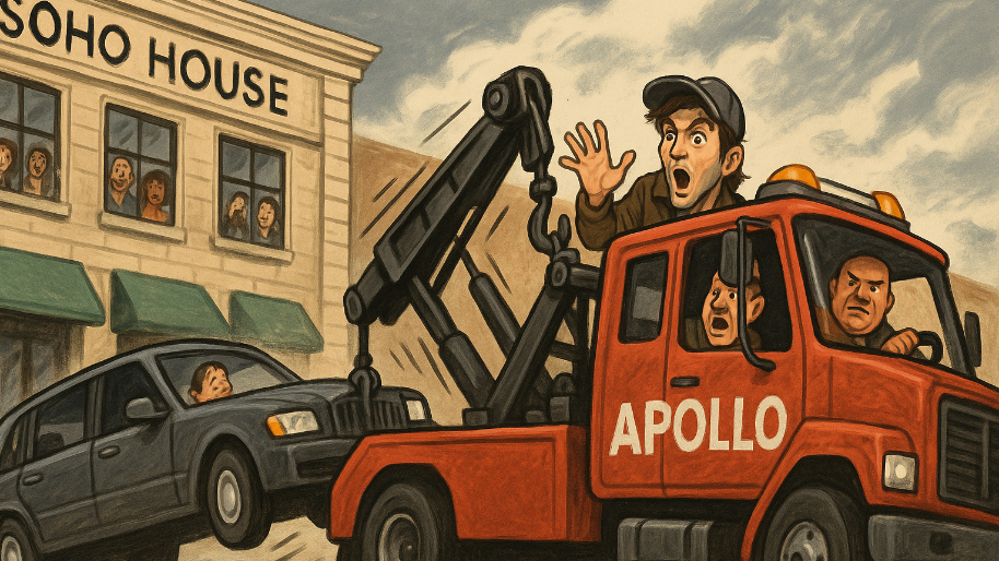Soho House Gets Repo’d By Apollo’s $840B Tow Truck… Ashton Kutcher Rides Shotgun