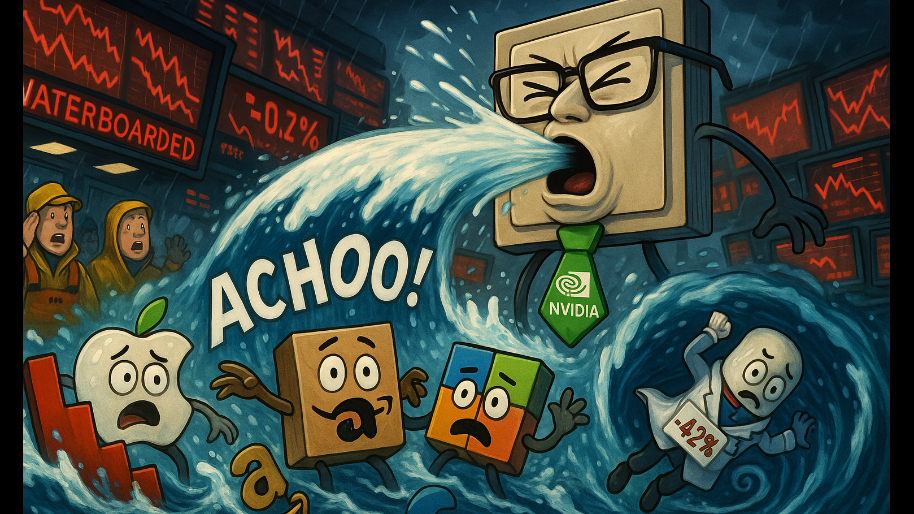 Tech Stocks Get Waterboarded As Nvidia Sneezes (Ft. A -42% Biotech Implosion)