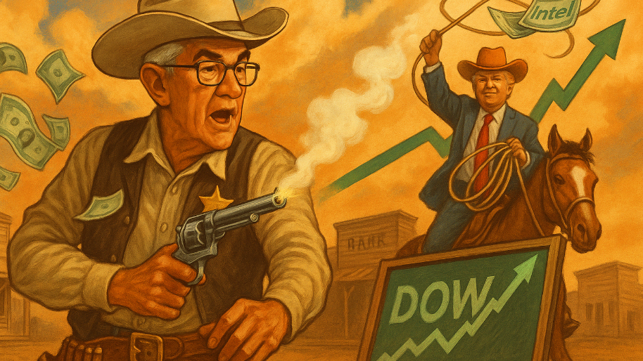 Sheriff Powell Draws Cheap Money And Fires Off a Dow Record… Trump Lassos Intel for $100B