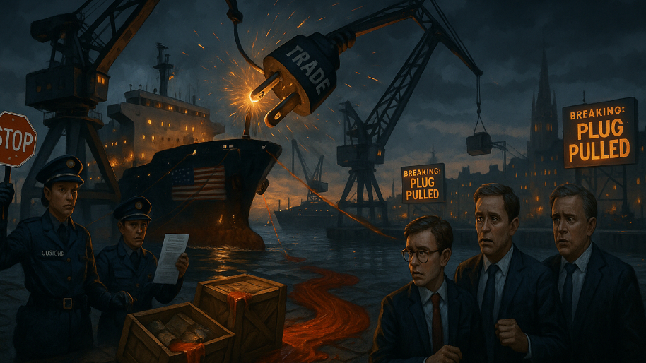 BREAKING: Europe Pulls The Plug on U.S. Shipments (Cue Bleeding Margins)