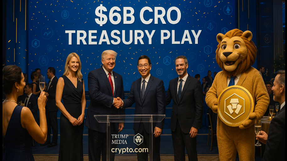 Trump Media and Crypto.com Cook Up a $6B CRO Treasury Play… (Let The Party Begin)