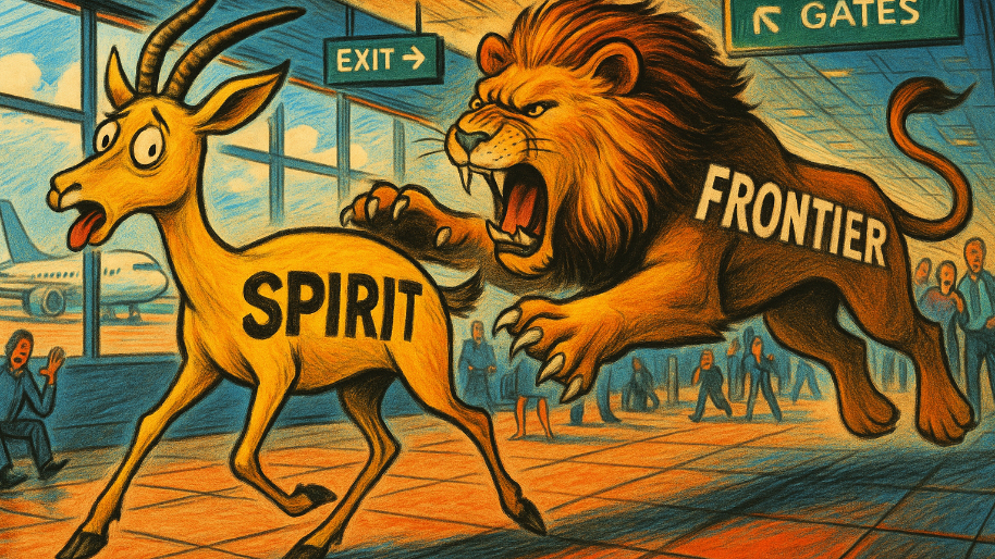 Spirit’s Limping Through the Terminal Like a Wounded Gazelle… And Frontier’s Going In For The Kill