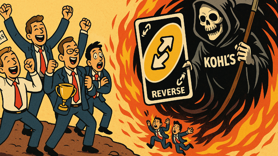 Kohl’s Sends Shortsellers to The Shadow Realm With a 20% Uno Reverse