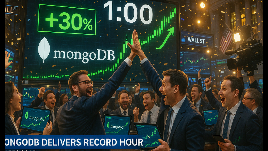 Shares Rip 30% As MongoDB Gives Wall Street The Best “One Hour” It's Ever Had...
