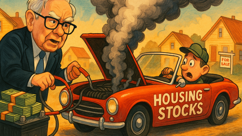 Buffett Tried to Jump Housing Stocks With $1.3B… All He Got Was Smoke and a Check-Engine Light