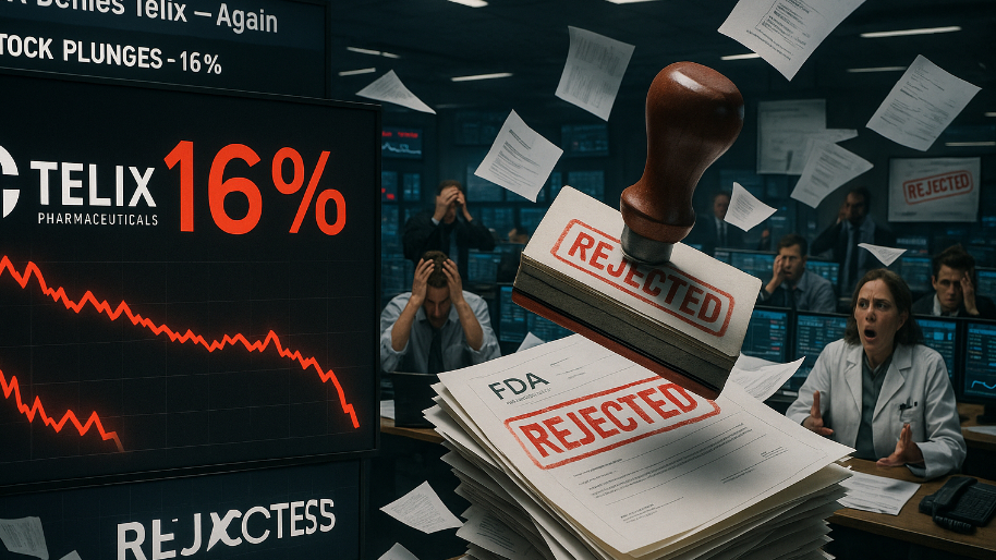 FDA Slams Telix with SECOND Rejection As Stock Gets Yeeted -16%...