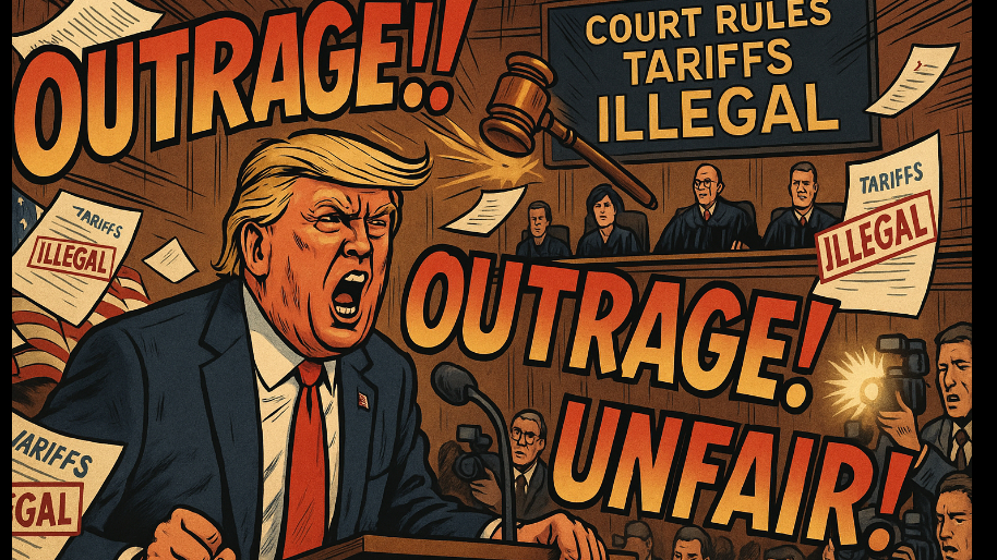Trump Unleashes ALL-CAP Fury After Court Rules Tariffs ILLEGAL…