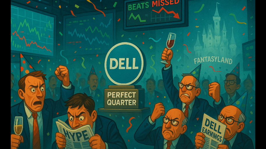 Drunk on Hype, Wall Street DEVOURS Dell After "Perfect" Quarter Fails to Reach Fantasyland..