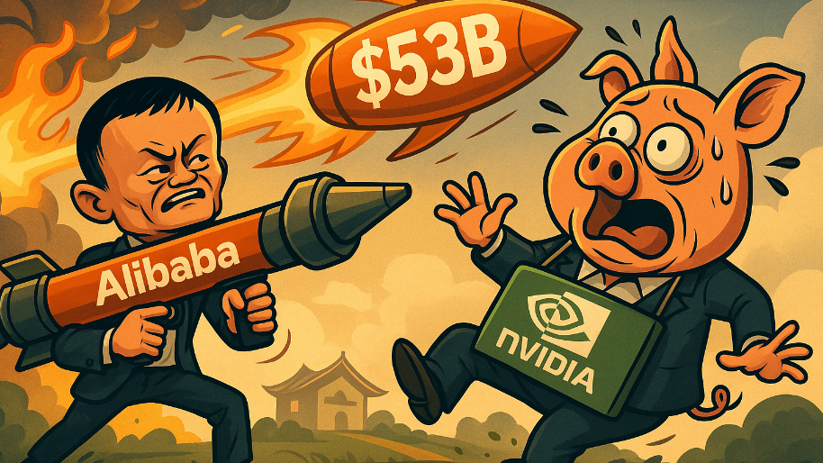 Alibaba Just Loaded a $53B Bazooka Aimed at Nvidia’s China Piggy Bank (Shares Rip 13%)