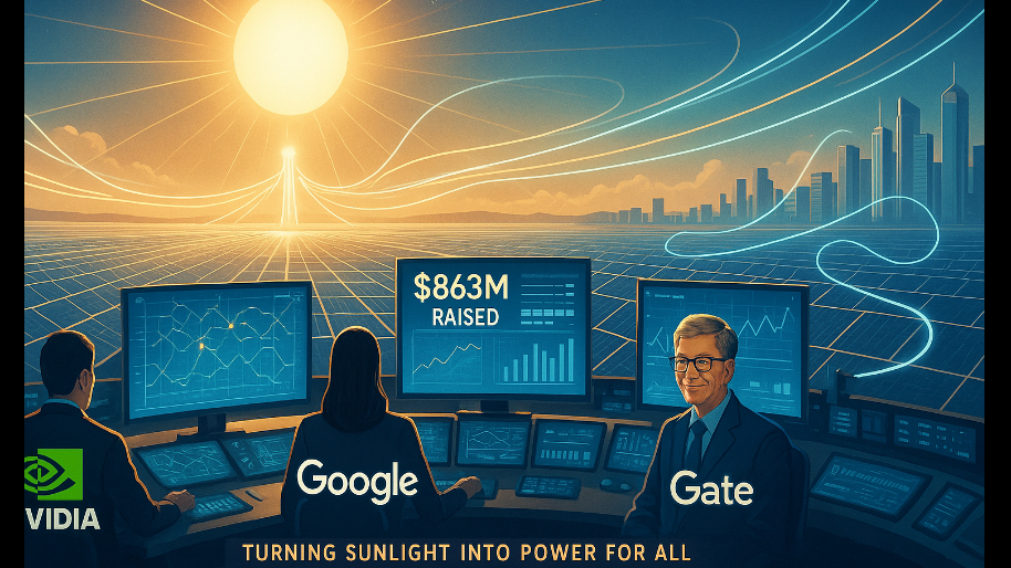 Nvidia, Google, and Bill Gates Tag Team to Make The Sun a Utility… ($863M Raised)