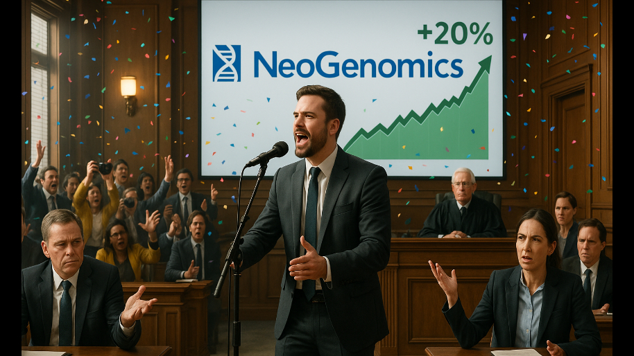 Inside NeoGenomics Court Room Distrack That Sent Shares Ripping +20%..