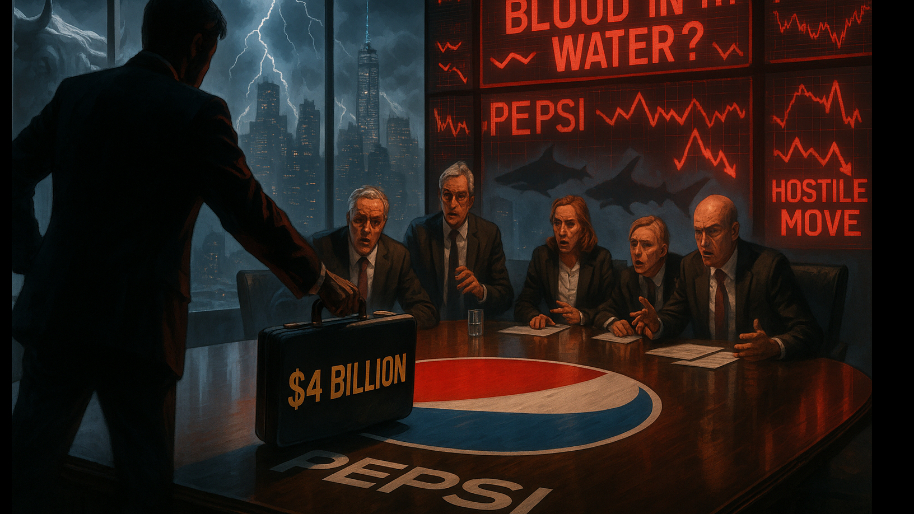 Wall Street's Most FEARED Activist Drops $4 BILLION Bomb on Pepsi (Blood In The Water?)