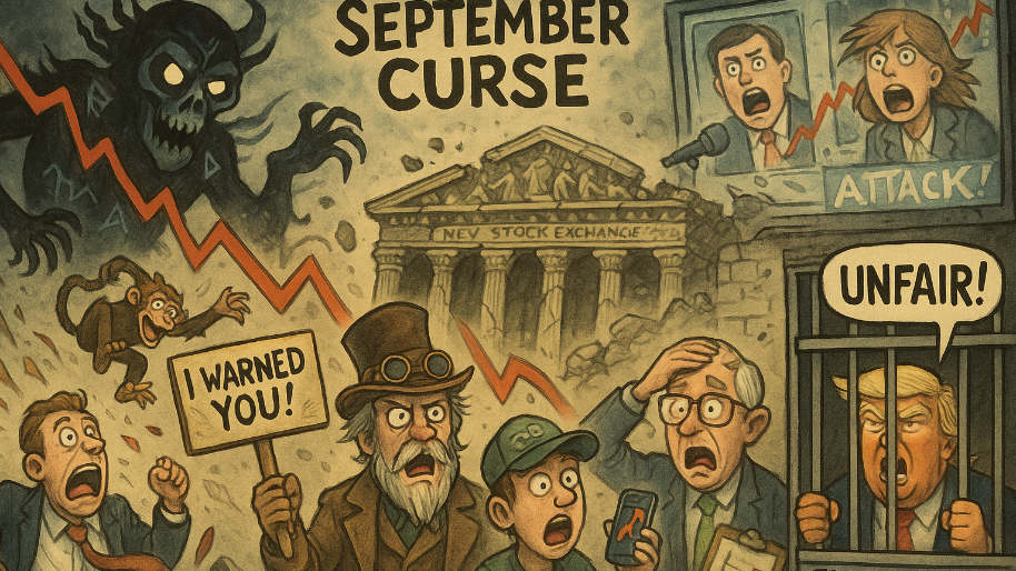 September Curse Lives On… Nasdaq Drops 1% as Trump Screams “UNFAIR” From Tariff Refund Jail