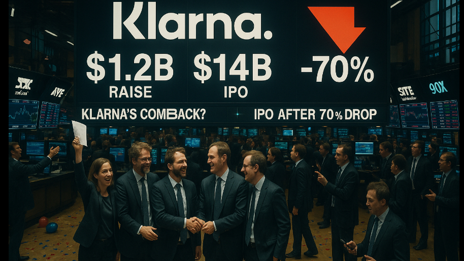 Klarna Secures $1.2B Raise in $14B IPO After Wiping Out 70% of its Value…